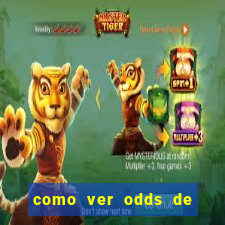 como ver odds de jogos passados