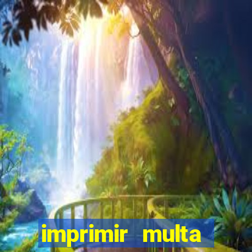 imprimir multa detran mg