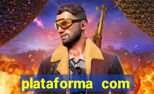 plataforma com chuva de dinheiro