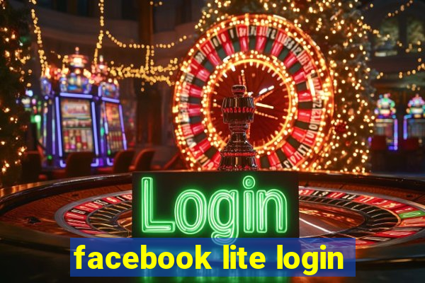 facebook lite login