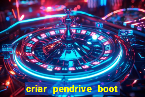 criar pendrive boot windows 10