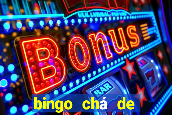 bingo chá de bebê excel