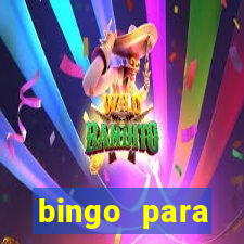 bingo para despedida de solteira para imprimir