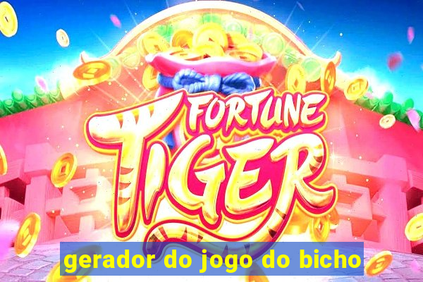 gerador do jogo do bicho