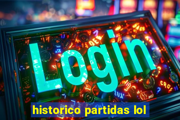 historico partidas lol