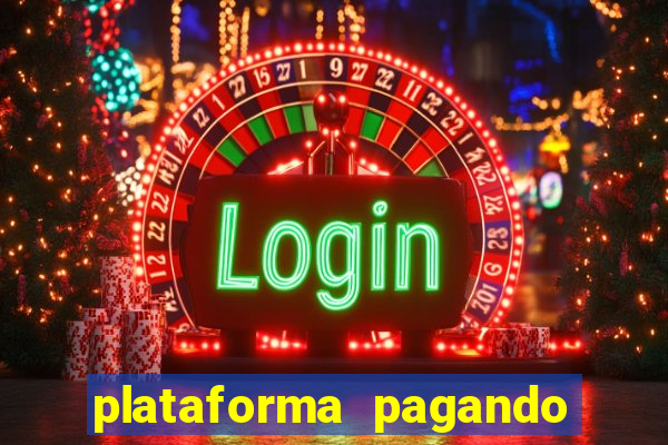 plataforma pagando fortune tiger